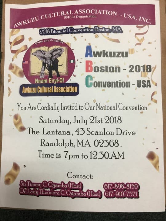 2018 Convention Flyer