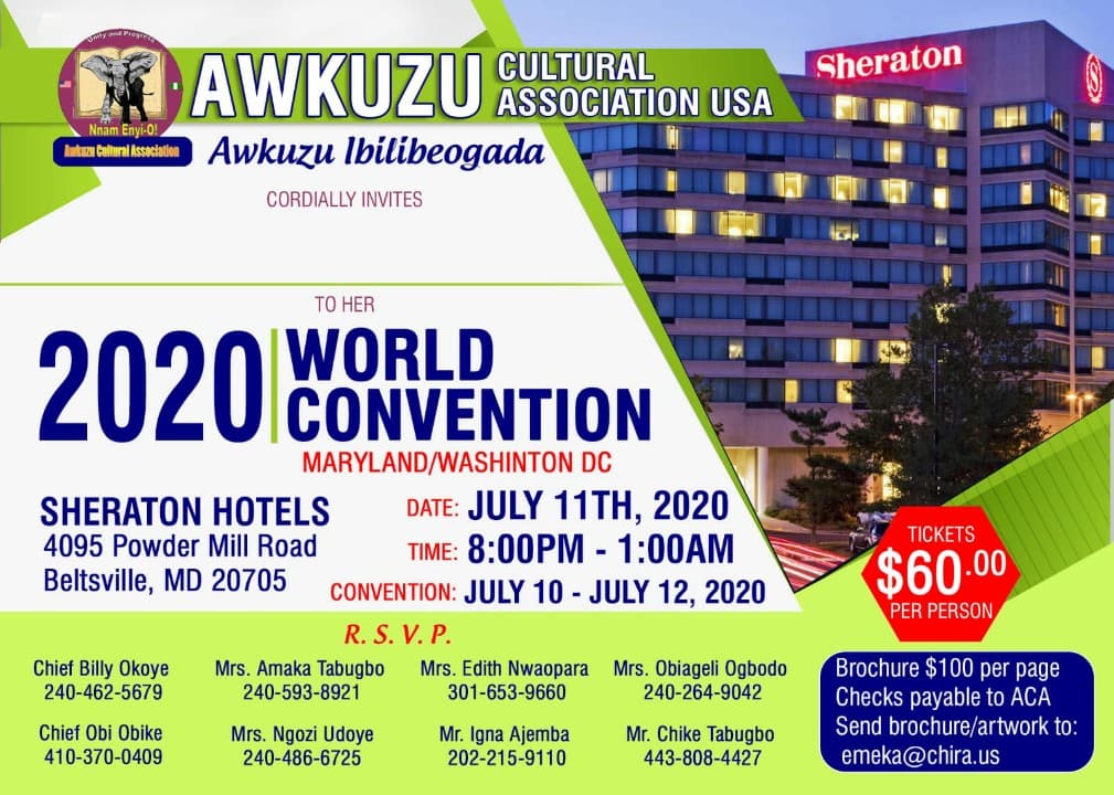 2020 Convention Flyer