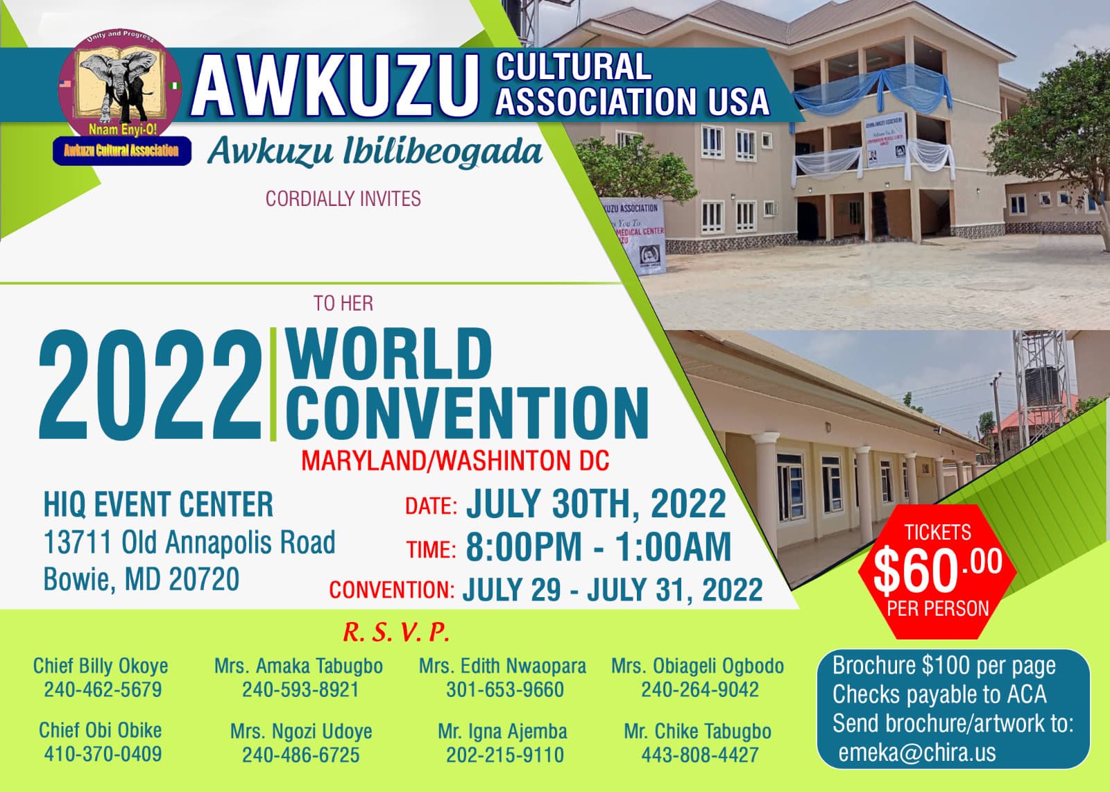 2022 Convention Flyer