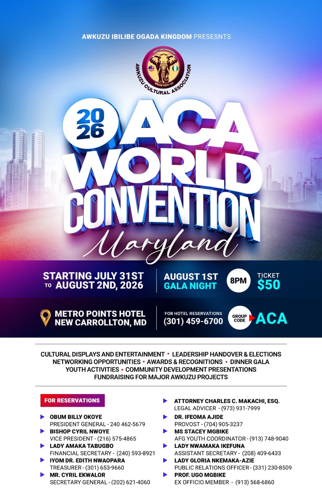 ACA 2026 Convention Flyer